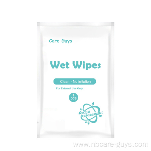 OEM alcoholic wet wipes for hand cleaning